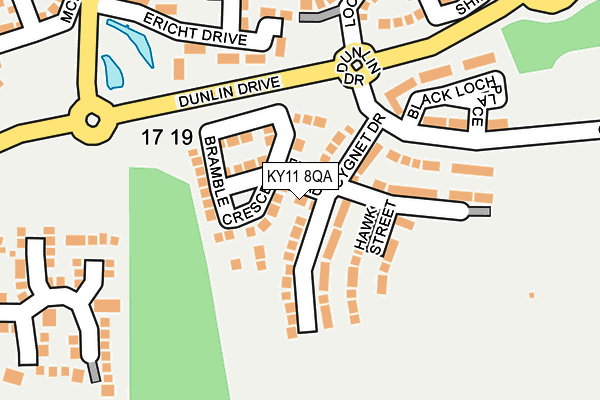 KY11 8QA map - OS OpenMap – Local (Ordnance Survey) KY11 8QA map - OS OpenMap – Local (Ordnance Survey)
