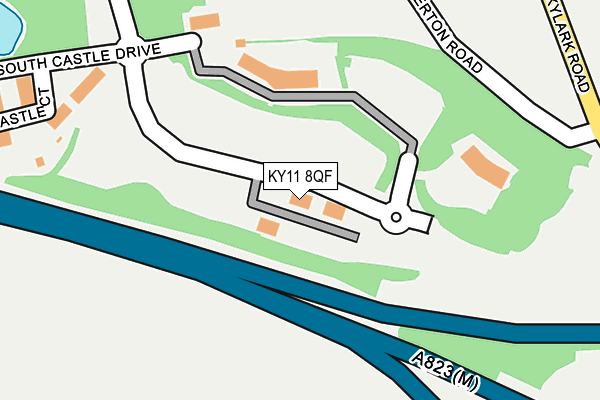 KY11 8QF map - OS OpenMap – Local (Ordnance Survey) KY11 8QF map - OS OpenMap – Local (Ordnance Survey)