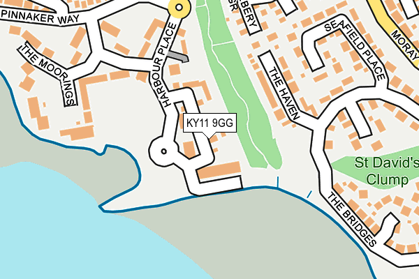 KY11 9GG map - OS OpenMap – Local (Ordnance Survey) KY11 9GG map - OS OpenMap – Local (Ordnance Survey)