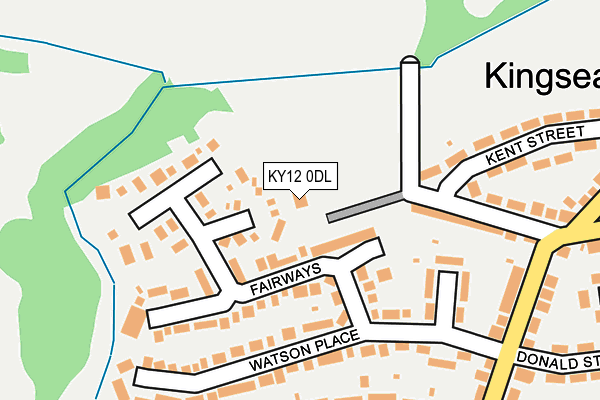 KY12 0DL map - OS OpenMap – Local (Ordnance Survey) KY12 0DL map - OS OpenMap – Local (Ordnance Survey)