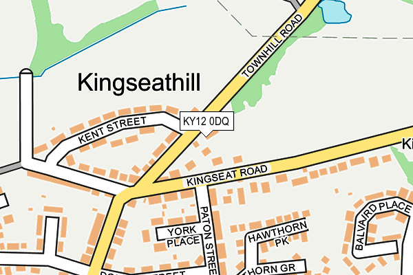 KY12 0DQ map - OS OpenMap – Local (Ordnance Survey) KY12 0DQ map - OS OpenMap – Local (Ordnance Survey)