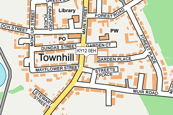 KY12 0EH map - OS OpenMap – Local (Ordnance Survey) KY12 0EH map - OS OpenMap – Local (Ordnance Survey)