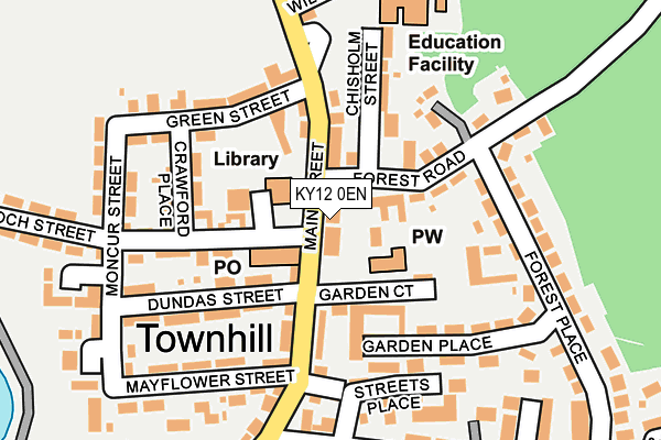 KY12 0EN map - OS OpenMap – Local (Ordnance Survey) KY12 0EN map - OS OpenMap – Local (Ordnance Survey)