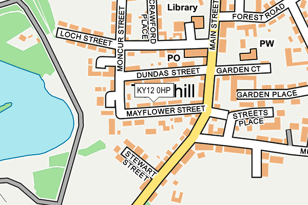 KY12 0HP map - OS OpenMap – Local (Ordnance Survey) KY12 0HP map - OS OpenMap – Local (Ordnance Survey)