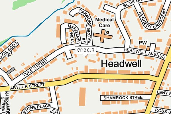 KY12 0JR map - OS OpenMap – Local (Ordnance Survey) KY12 0JR map - OS OpenMap – Local (Ordnance Survey)