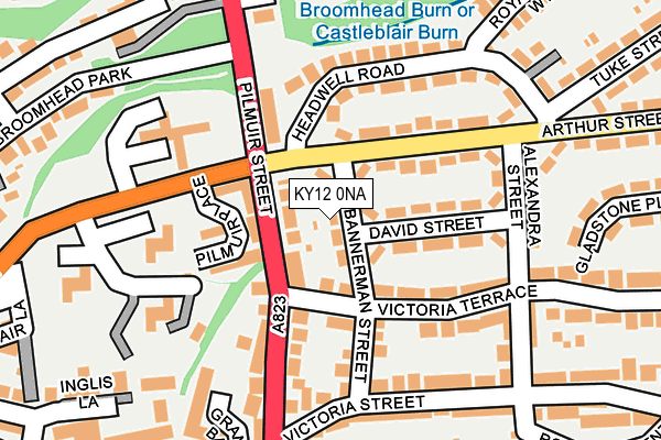 KY12 0NA map - OS OpenMap – Local (Ordnance Survey) KY12 0NA map - OS OpenMap – Local (Ordnance Survey)