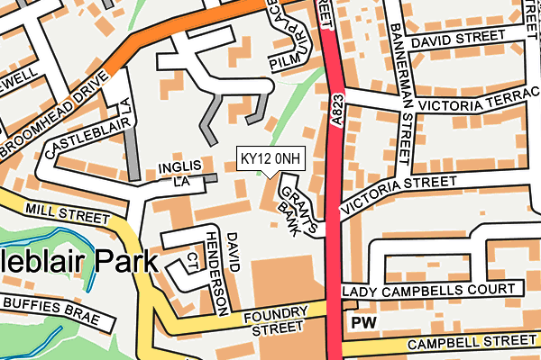 KY12 0NH map - OS OpenMap – Local (Ordnance Survey) KY12 0NH map - OS OpenMap – Local (Ordnance Survey)