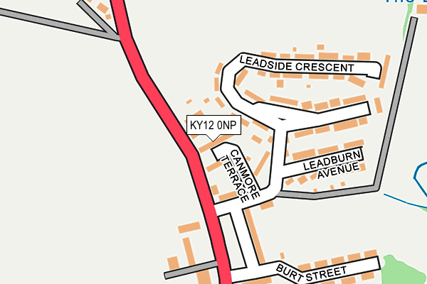 KY12 0NP map - OS OpenMap – Local (Ordnance Survey) KY12 0NP map - OS OpenMap – Local (Ordnance Survey)