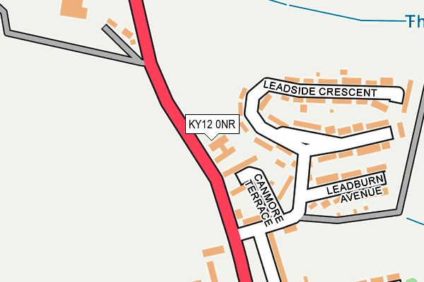 KY12 0NR map - OS OpenMap – Local (Ordnance Survey)
