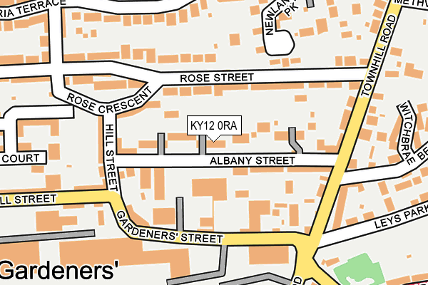 KY12 0RA map - OS OpenMap – Local (Ordnance Survey) KY12 0RA map - OS OpenMap – Local (Ordnance Survey)