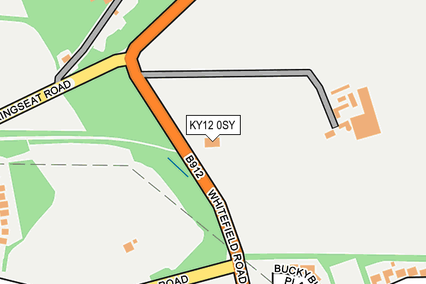 KY12 0SY map - OS OpenMap – Local (Ordnance Survey)