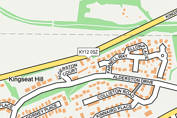 KY12 0SZ map - OS OpenMap – Local (Ordnance Survey)