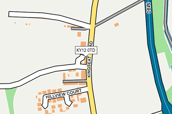 KY12 0TD map - OS OpenMap – Local (Ordnance Survey)
