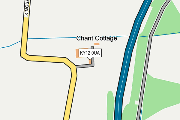 KY12 0UA map - OS OpenMap – Local (Ordnance Survey)