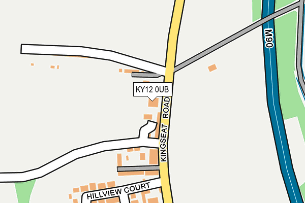 KY12 0UB map - OS OpenMap – Local (Ordnance Survey) KY12 0UB map - OS OpenMap – Local (Ordnance Survey)