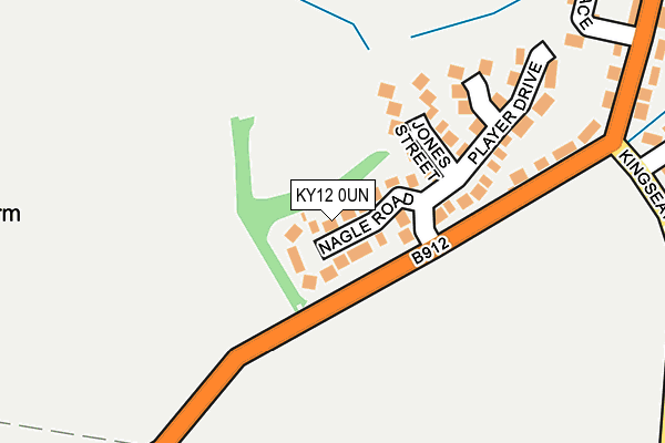 KY12 0UN map - OS OpenMap – Local (Ordnance Survey) KY12 0UN map - OS OpenMap – Local (Ordnance Survey)