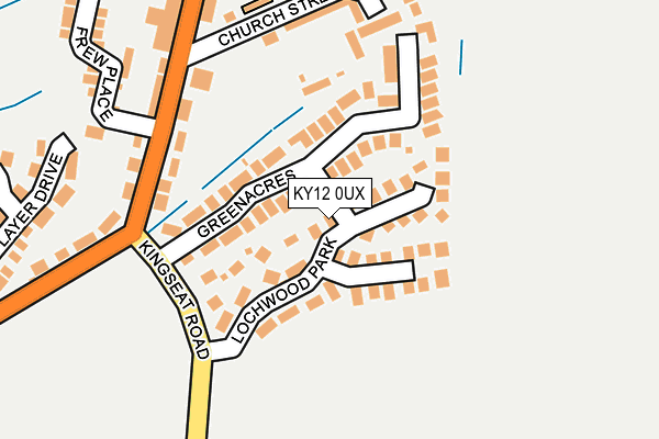 KY12 0UX map - OS OpenMap – Local (Ordnance Survey) KY12 0UX map - OS OpenMap – Local (Ordnance Survey)