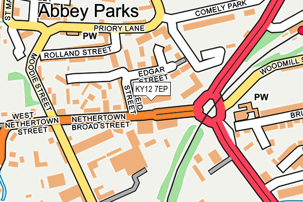 KY12 7EP map - OS OpenMap – Local (Ordnance Survey) KY12 7EP map - OS OpenMap – Local (Ordnance Survey)