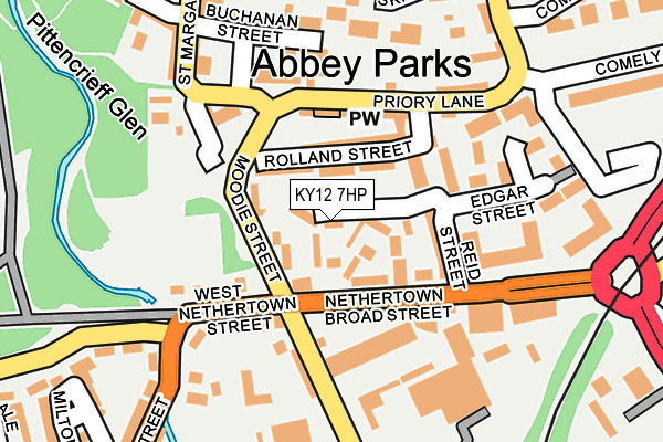 KY12 7HP map - OS OpenMap – Local (Ordnance Survey) KY12 7HP map - OS OpenMap – Local (Ordnance Survey)