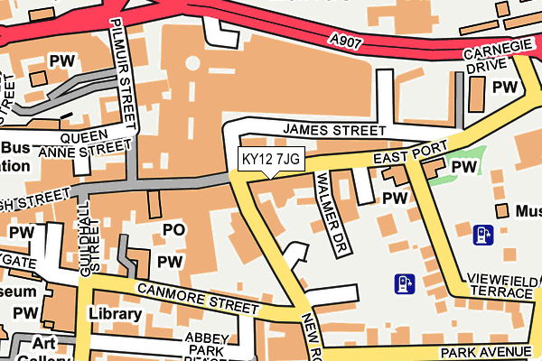 KY12 7JG map - OS OpenMap – Local (Ordnance Survey) KY12 7JG map - OS OpenMap – Local (Ordnance Survey)