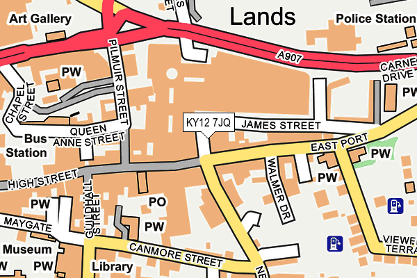 KY12 7JQ map - OS OpenMap – Local (Ordnance Survey) KY12 7JQ map - OS OpenMap – Local (Ordnance Survey)