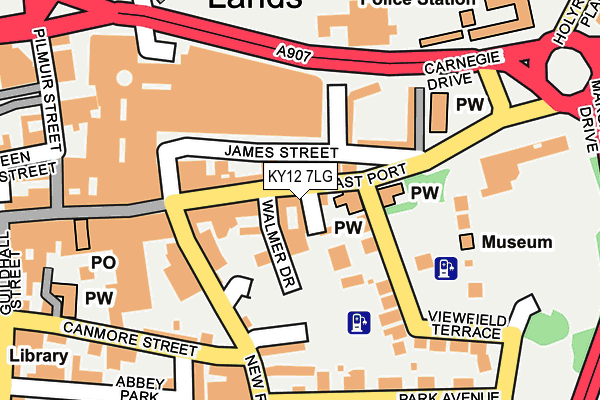 KY12 7LG map - OS OpenMap – Local (Ordnance Survey) KY12 7LG map - OS OpenMap – Local (Ordnance Survey)