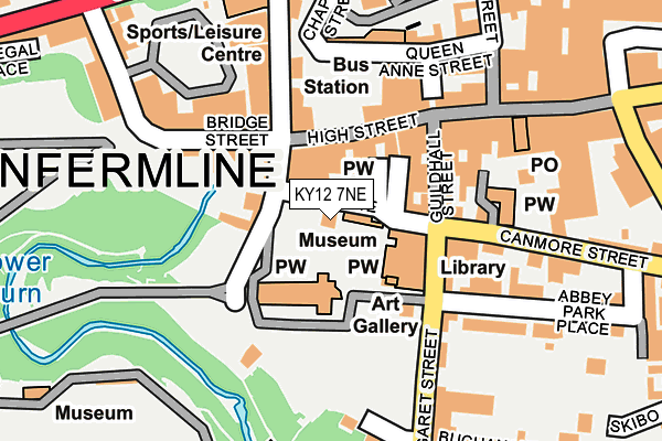 KY12 7NE map - OS OpenMap – Local (Ordnance Survey) KY12 7NE map - OS OpenMap – Local (Ordnance Survey)