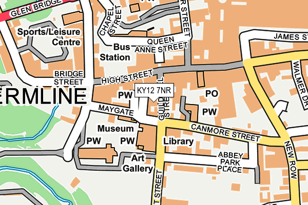 KY12 7NR map - OS OpenMap – Local (Ordnance Survey)