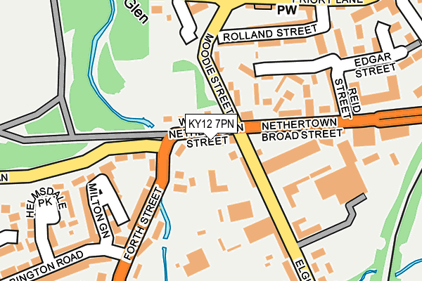 KY12 7PN map - OS OpenMap – Local (Ordnance Survey) KY12 7PN map - OS OpenMap – Local (Ordnance Survey)