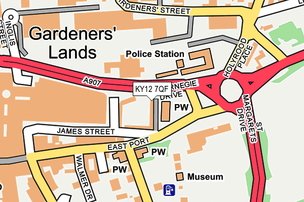 KY12 7QF map - OS OpenMap – Local (Ordnance Survey) KY12 7QF map - OS OpenMap – Local (Ordnance Survey)