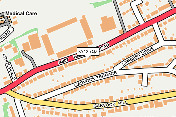 KY12 7QZ map - OS OpenMap – Local (Ordnance Survey) KY12 7QZ map - OS OpenMap – Local (Ordnance Survey)