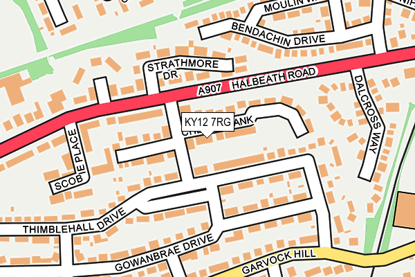 KY12 7RG map - OS OpenMap – Local (Ordnance Survey) KY12 7RG map - OS OpenMap – Local (Ordnance Survey)