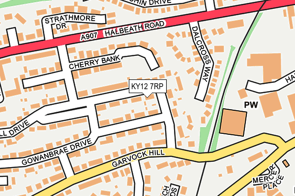 KY12 7RP map - OS OpenMap – Local (Ordnance Survey) KY12 7RP map - OS OpenMap – Local (Ordnance Survey)