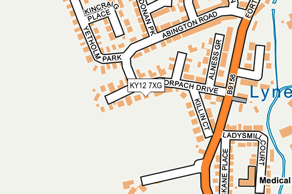 KY12 7XG map - OS OpenMap – Local (Ordnance Survey) KY12 7XG map - OS OpenMap – Local (Ordnance Survey)