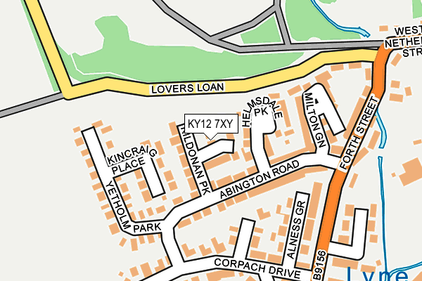 KY12 7XY map - OS OpenMap – Local (Ordnance Survey) KY12 7XY map - OS OpenMap – Local (Ordnance Survey)