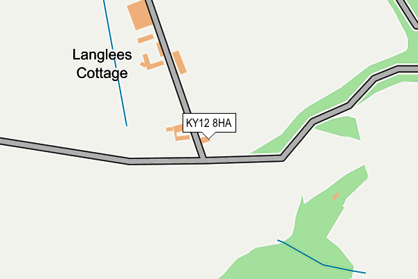 KY12 8HA map - OS OpenMap – Local (Ordnance Survey) KY12 8HA map - OS OpenMap – Local (Ordnance Survey)