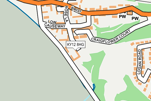 KY12 8HG map - OS OpenMap – Local (Ordnance Survey) KY12 8HG map - OS OpenMap – Local (Ordnance Survey)