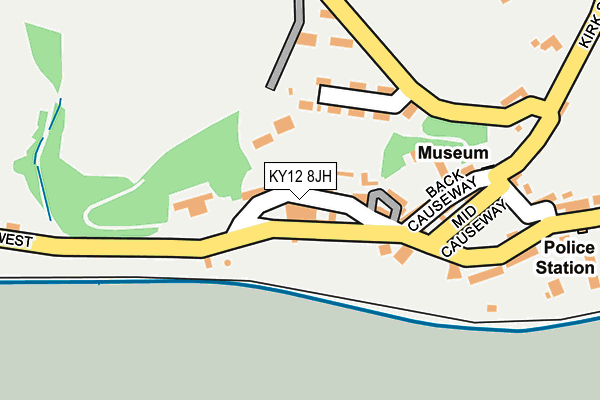 KY12 8JH map - OS OpenMap – Local (Ordnance Survey) KY12 8JH map - OS OpenMap – Local (Ordnance Survey)