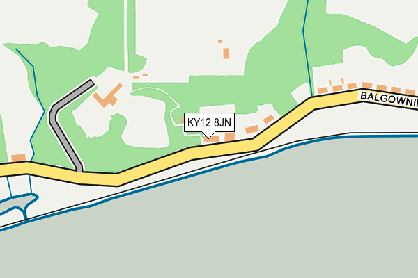 KY12 8JN map - OS OpenMap – Local (Ordnance Survey) KY12 8JN map - OS OpenMap – Local (Ordnance Survey)