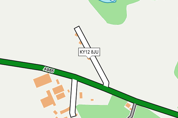 KY12 8JU map - OS OpenMap – Local (Ordnance Survey) KY12 8JU map - OS OpenMap – Local (Ordnance Survey)