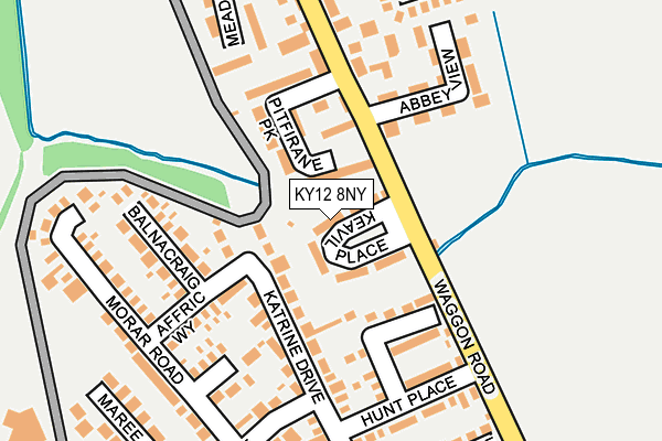 KY12 8NY map - OS OpenMap – Local (Ordnance Survey) KY12 8NY map - OS OpenMap – Local (Ordnance Survey)