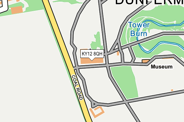 KY12 8QH map - OS OpenMap – Local (Ordnance Survey) KY12 8QH map - OS OpenMap – Local (Ordnance Survey)