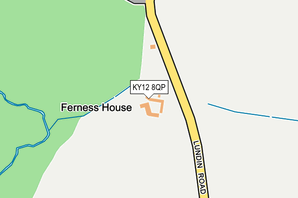 KY12 8QP map - OS OpenMap – Local (Ordnance Survey) KY12 8QP map - OS OpenMap – Local (Ordnance Survey)