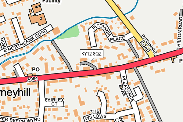 KY12 8QZ map - OS OpenMap – Local (Ordnance Survey) KY12 8QZ map - OS OpenMap – Local (Ordnance Survey)