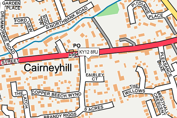 KY12 8RJ map - OS OpenMap – Local (Ordnance Survey) KY12 8RJ map - OS OpenMap – Local (Ordnance Survey)