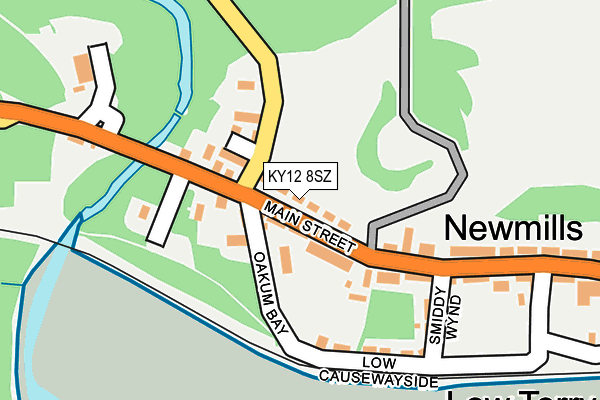 KY12 8SZ map - OS OpenMap – Local (Ordnance Survey) KY12 8SZ map - OS OpenMap – Local (Ordnance Survey)