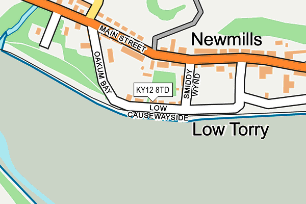 KY12 8TD map - OS OpenMap – Local (Ordnance Survey) KY12 8TD map - OS OpenMap – Local (Ordnance Survey)