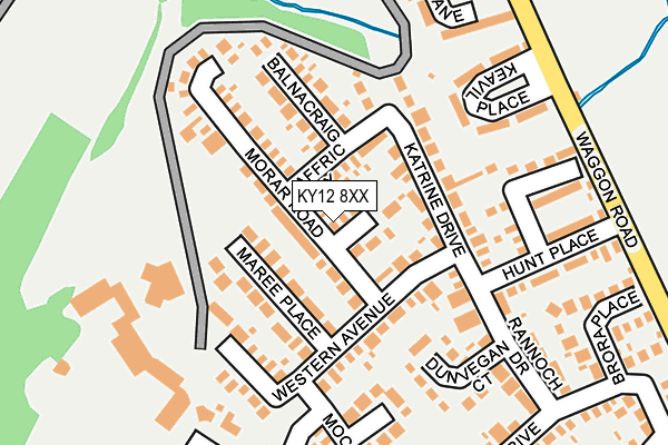 KY12 8XX map - OS OpenMap – Local (Ordnance Survey) KY12 8XX map - OS OpenMap – Local (Ordnance Survey)