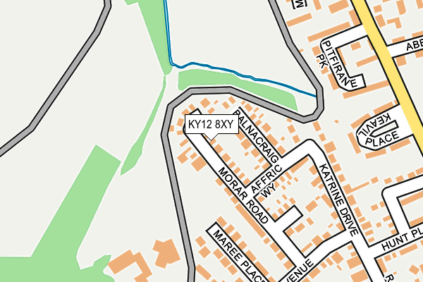 KY12 8XY map - OS OpenMap – Local (Ordnance Survey) KY12 8XY map - OS OpenMap – Local (Ordnance Survey)