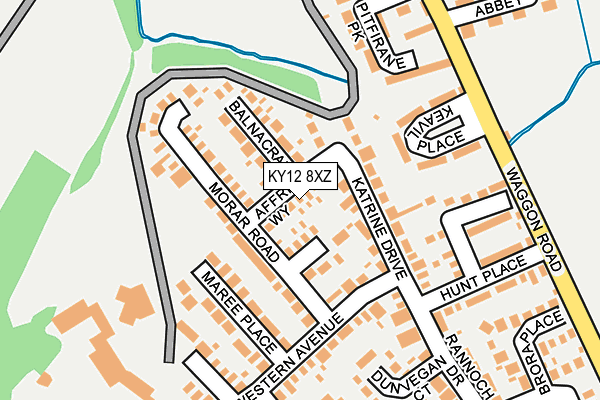 KY12 8XZ map - OS OpenMap – Local (Ordnance Survey) KY12 8XZ map - OS OpenMap – Local (Ordnance Survey)